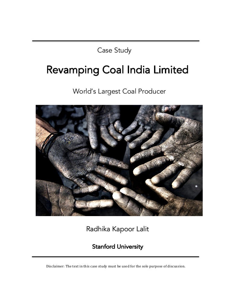 Coal india limited slideshare picture