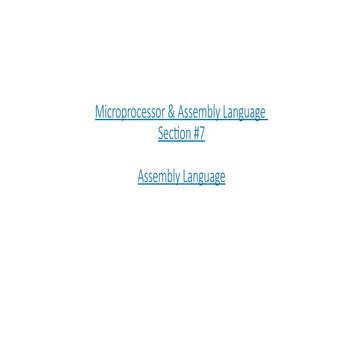COAL (Sec#6a - 8086 Instruction Set- Von Neuman) FA.pptx.pptx