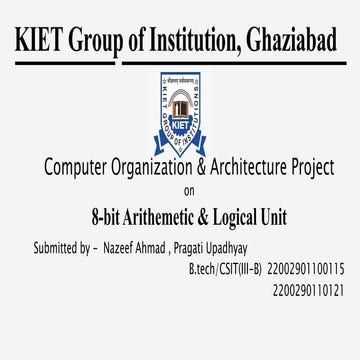 COA PBL, Nazeef & Pragati.ppt this is arithmetic logic unit