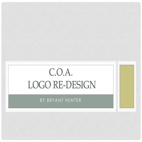 COA Logo Redesign | PPT