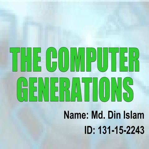 Computer Architecture