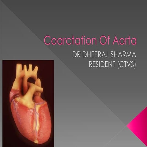 Coarctation of aorta