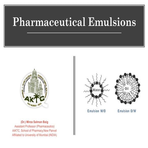 Pharmaceutical Emulsion