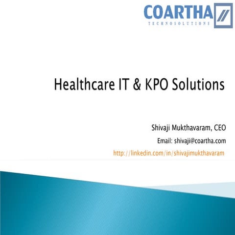 CoArtha Technolsolutions IT for Meaningful Use