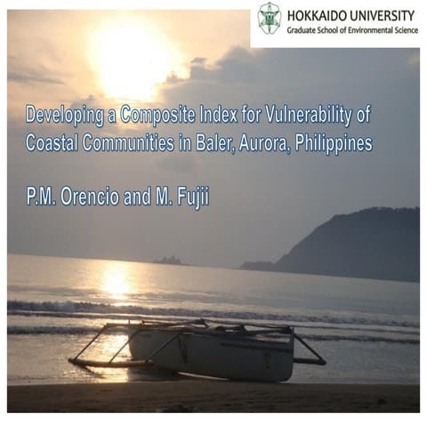 Coastal Community Vulnerability Index | PDF