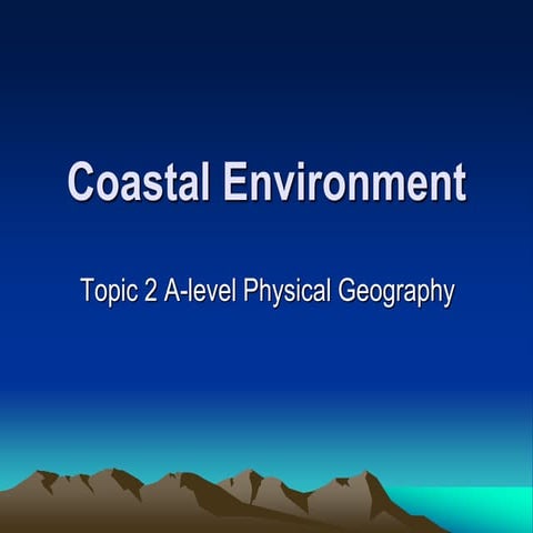 Coastal environment