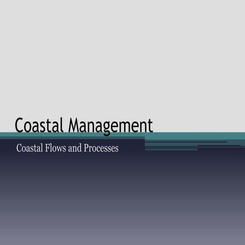 Coastal Management