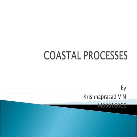 Coastal processes