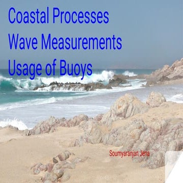 Coastal processes wave measurements usage of buoys