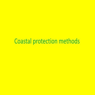 Coastal Protection Methods