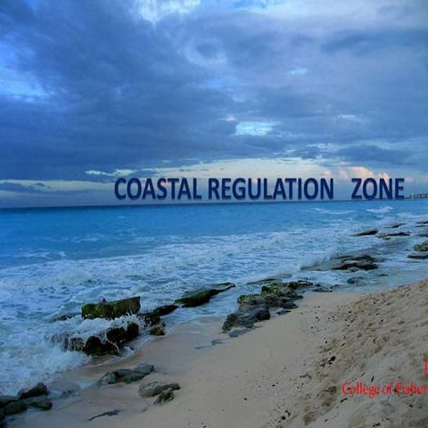 Coastal regulation   zone
