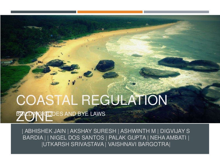 Coastal regulation zone