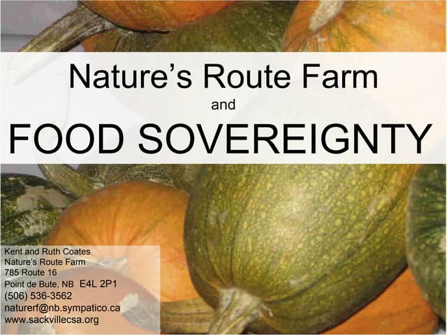 Coates   Food Sovereignty   Long