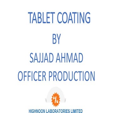 TABLET COATING