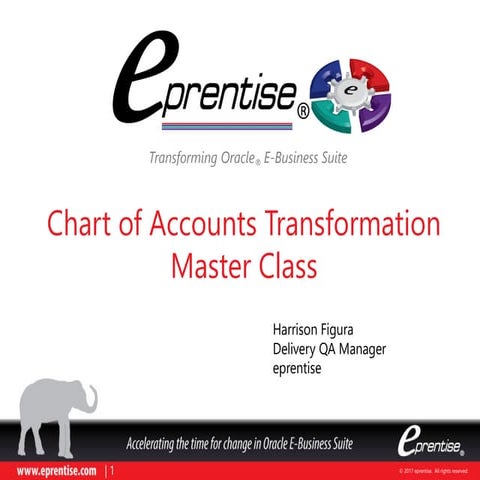 Chart of Accounts Transformation Master Class