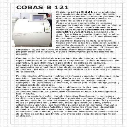 Cobas b 121 (1) | DOCX