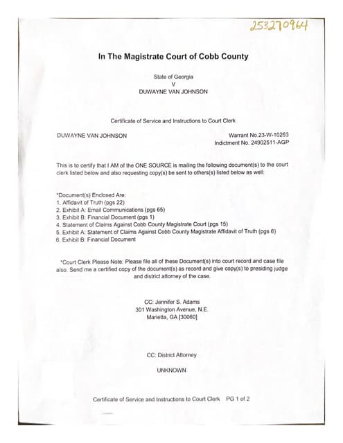 Cobb County Magistrate Court Cobb 01 pdf Cobb County Magistrate Court Cobb 01 pdf