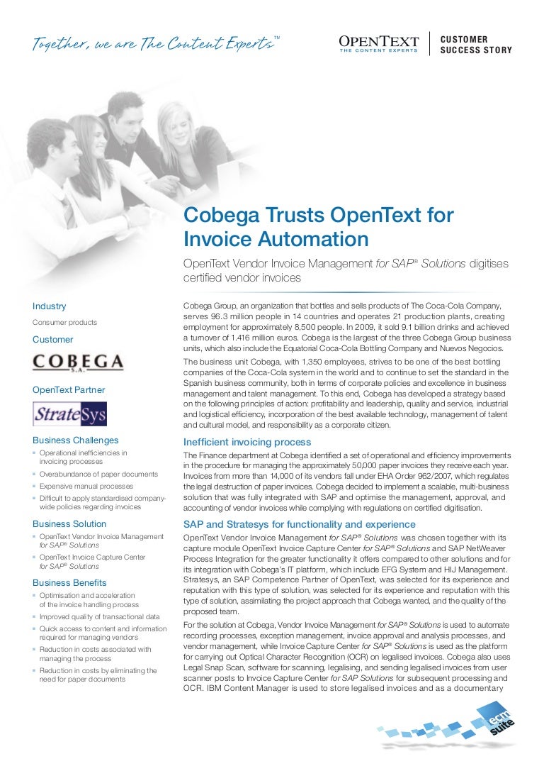 sap invoice automation