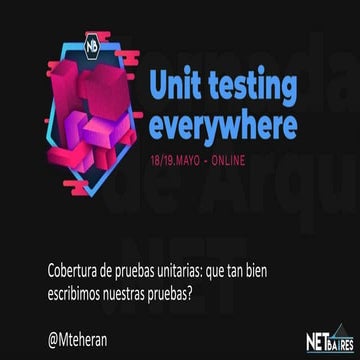 Cobertura de pruebas unitarias - NetBaires