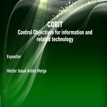 Cobit exposicion