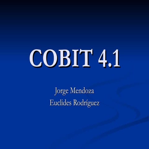 COBIT 4.1