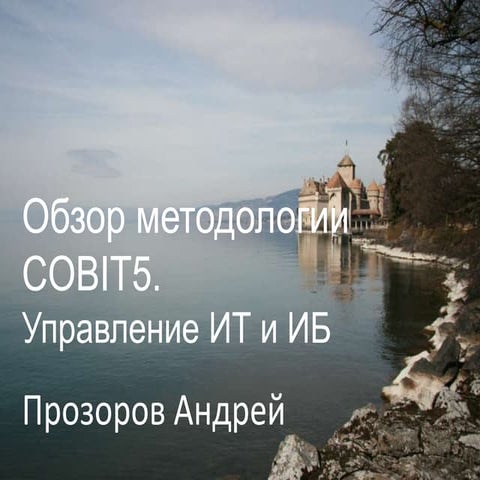 пр Cobit5 (обзор)