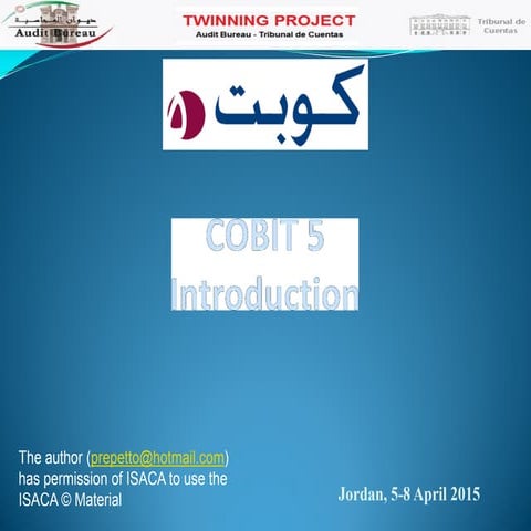 Cobit 5 introduction plgr