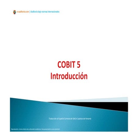 Cobit5 presentación