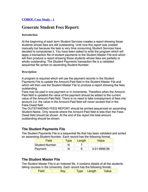 Cobol if statement examples picture