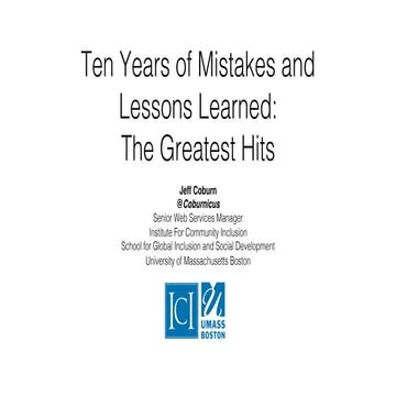 Ten Years of Mistakes and Lessons Learned: The Greatest Hits / Ignite @ NTC 2015 -