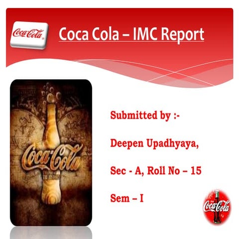 Coca cola-imc presentation | PDF