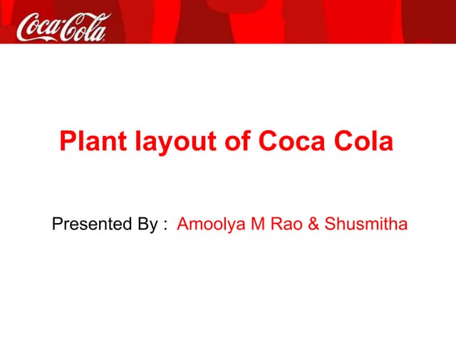 Process Layout of Coco Cola (2).pdf | Alcoholic Beverages | Food & Drink