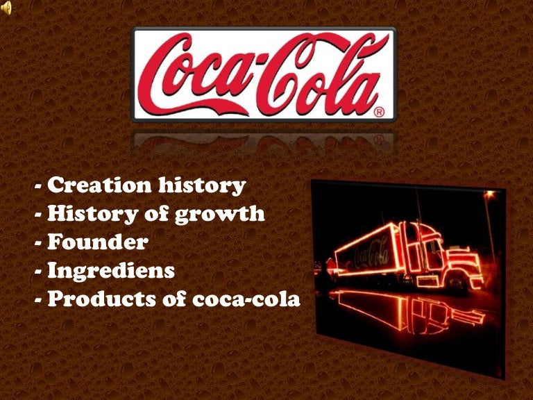 The story of Coca Cola - Creative Science