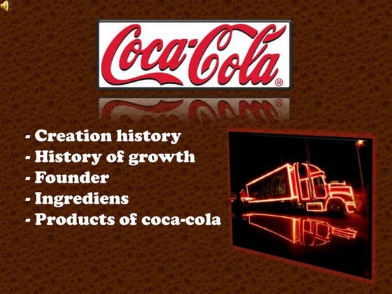 B. Lord Invention Coca Cola | PPT