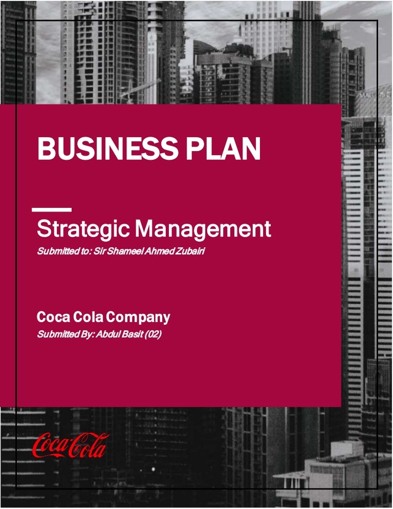 coca cola business plan