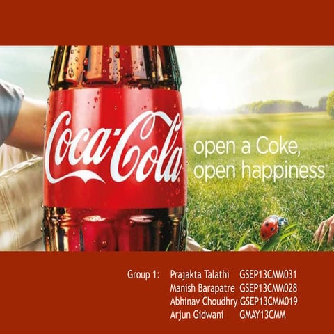 Coca Cola Integrated Marketing Concept