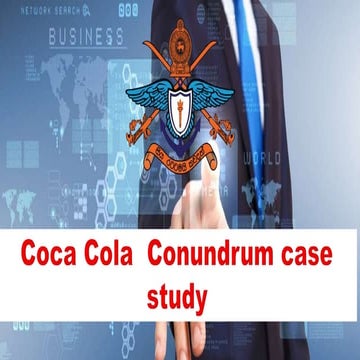 Coca cola case study