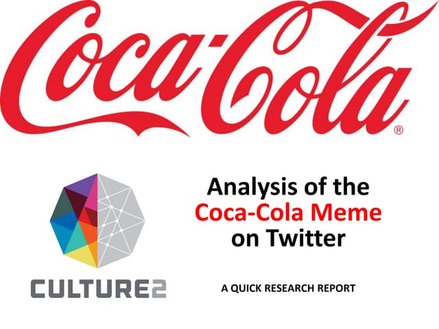 Coca-Cola Meme Analyis