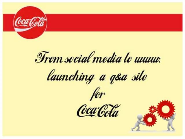 Social Media Marketing with Coca-Cola