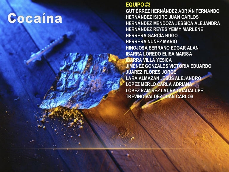 cocaina sangre nariz