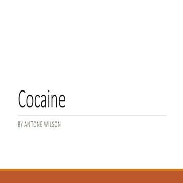 Cocaine powerpoint