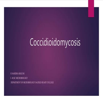 Understanding Coccidioidomycosis: Causes, Symptoms, and Treatment.