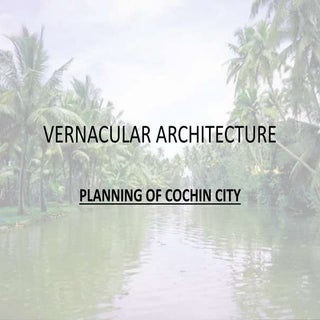 Cochin   vernacular architecture