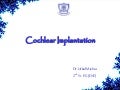 Cochlear implantation dr utkal