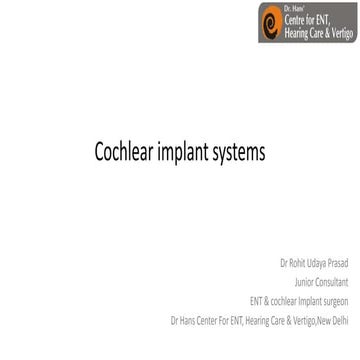 Cochlear implant systems