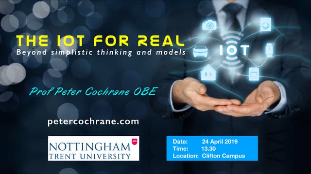 The IoT For Real 