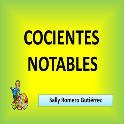 Cociente notables