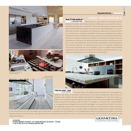 Naturamia by Levantina ; Techlam Top by Levantina