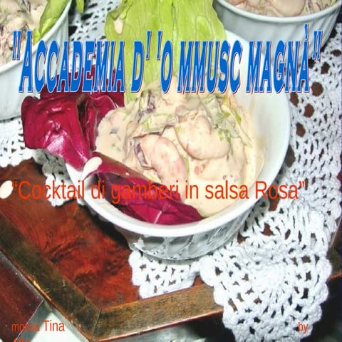 Cocktail Di Gamberi In Salsa Rosa