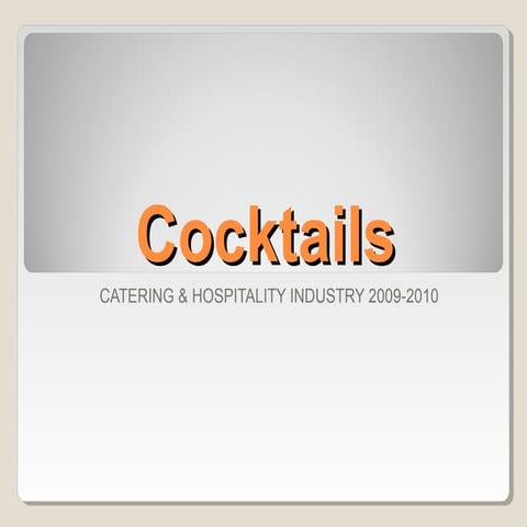 Cocktail template | PPT